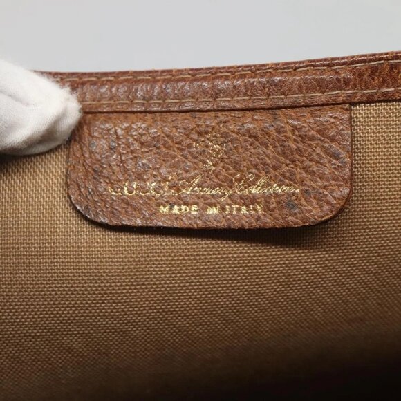 GUCCI GG Supreme Web Sherry Line Tote Bag PVC Beige - Picture 12 of 16